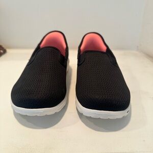 Black Skechers Slip-On Sneakers